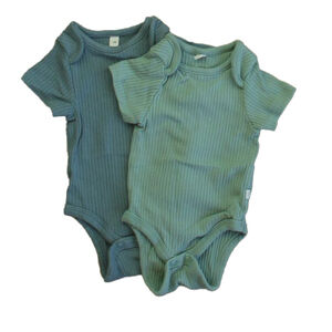 Mori Boys Blue | Green Onesie size: Newborn